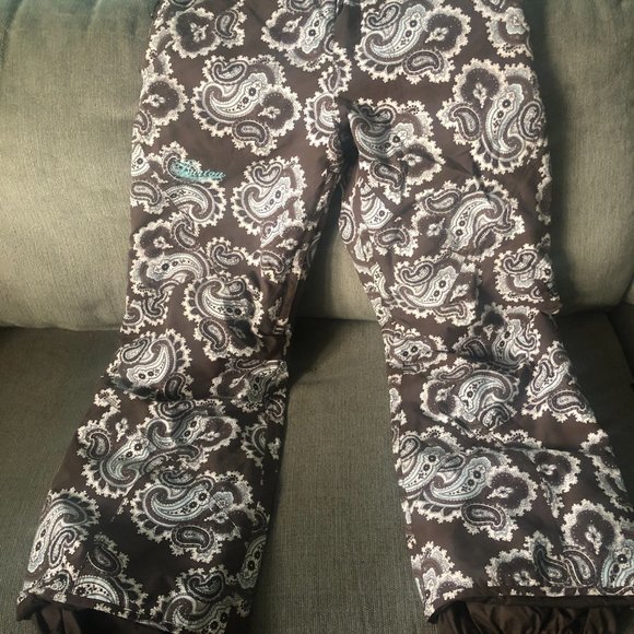 Vintage Burton Snowboarding Pants, size women's Medium, Worn twice, like new - Picture 7 of 7